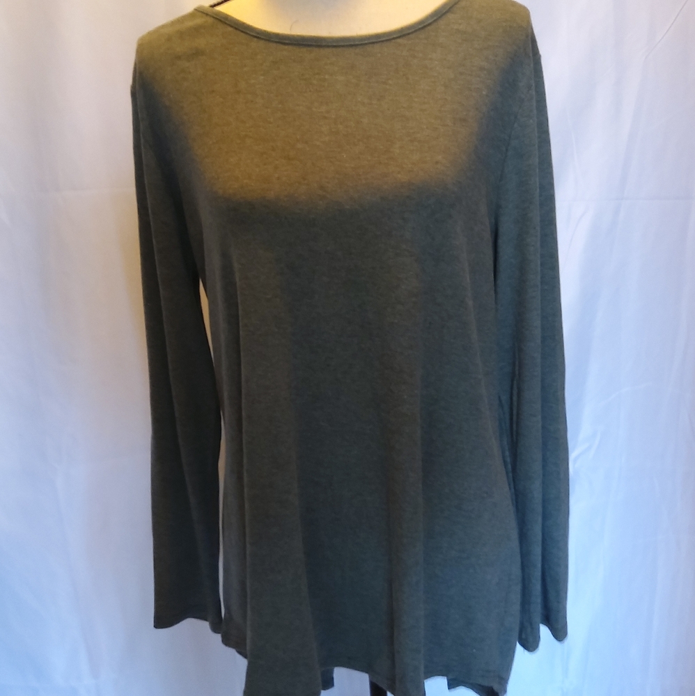 Long Sleeve Elbow Patchwork Tunic New - image 7